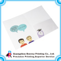 China popular colorful printing a4 size paper folder wholesale